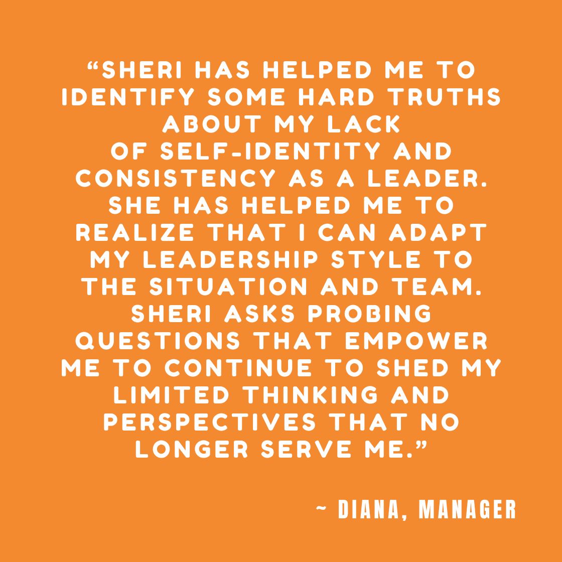 Diana testimonial